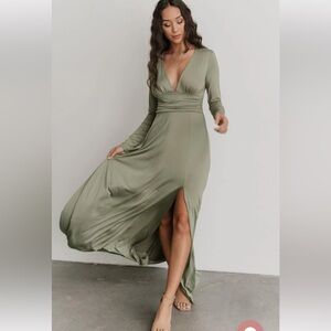 Baltic Born Sage Green Maxi Dress